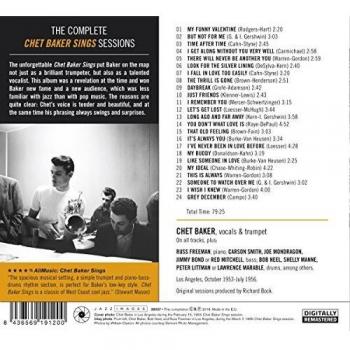 Sesiones Completas de Chet Baker Canta (Digipack)