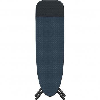 Joseph Joseph Glide Plus Tabla de Planchar 130 x 38 cm con Funda Avanzada para Plancha de Vapor, Almacenamiento Fácil, Negro/Azul