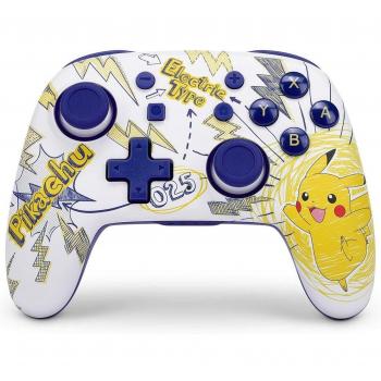 Mando PowerA Inalámbrico Pikachu School Days para Nintendo Switch