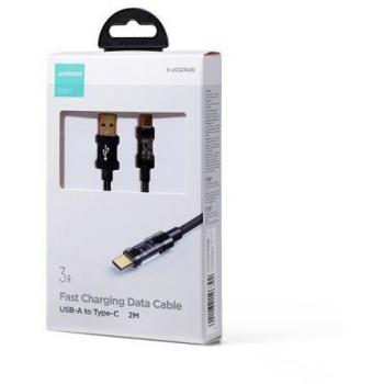Cable de datos USB Tipo C Joyroom 3A 2m Negro (S-UC027A20)