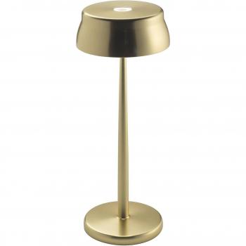 Lámpara de mesa LED Sister Light recargable, dorada, 3W, 270lm, IP65