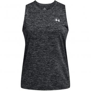 Camiseta de fitness Under Armour Tech Tank Twist para mujer en color negro
