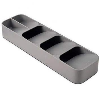 Joseph Joseph 85119 DrawerStore Compact Cutlery Organiser tray- Grey