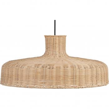 Lámpara de Techo Pendiente de Ratán Natural Hecha a Mano 108 cm Estilo Boho Tamarin