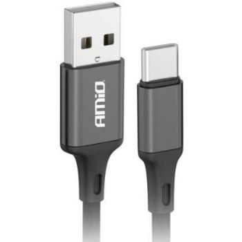 Cable USB-C de carga rápida 2A 200cm AMiO 03900