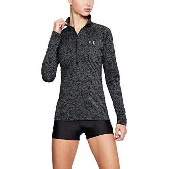 Under Armour Women's Tech Half Zip Twist Pullover - Black - XXL
