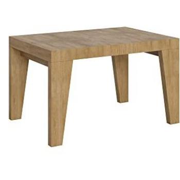 Mesa extensible Naxy de roble natural 90x130/390 cm