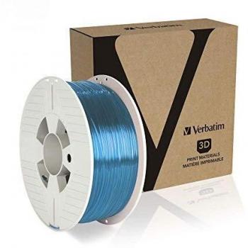 Filamento PETG 1,75mm Azul Transparente 1kg Verbatim