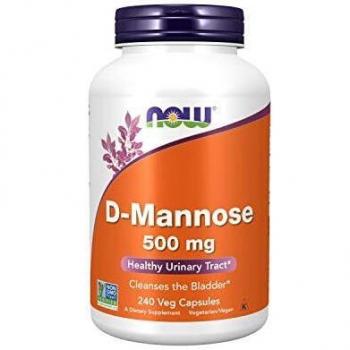 D-Mannose 500mg Urinary Tract Infection Support Capsules - 240 Count