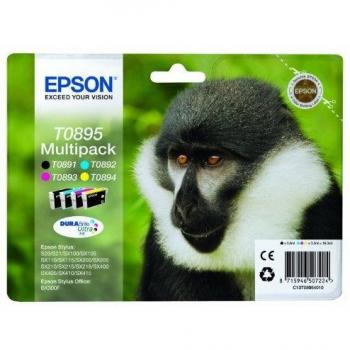 Tinta Epson Monkey Multipack T0895 4 colores