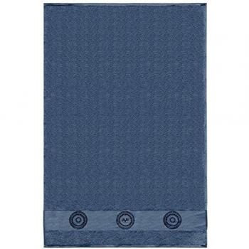Versace 19v69 abbigliamento sportivo SRL Toalla, Felpa, Azul, 100 x 150 x 30 cm