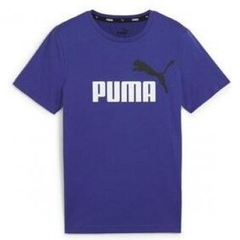 Camiseta Puma Essentials Logo Azul Niño - Estilo y Comodidad Deportiva