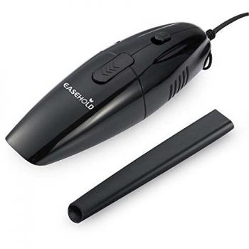 Easehold Mini Aspirador Coche Limpiador de Mano Portátil 12V 75W de Autos con 4 Metros Cable Aspiradora