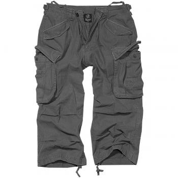 Brandit Men's Vintage Industry 3/4 Shorts Anthracite