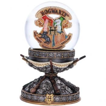 Harry Potter Globo de Nieve con Varita Mágica Figura Oficial 16 cm