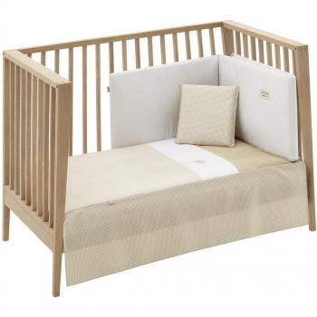 Colcha I-V. Cuna 60 Vichy10 Beige 60X120X3 cm