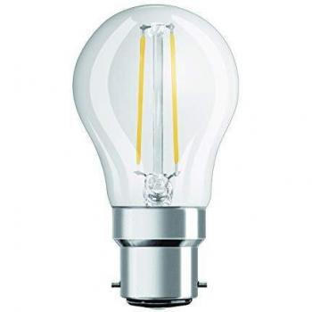 Osram Retrofit Classic P Lámpara LED B22d, 2.1 W, Blanco