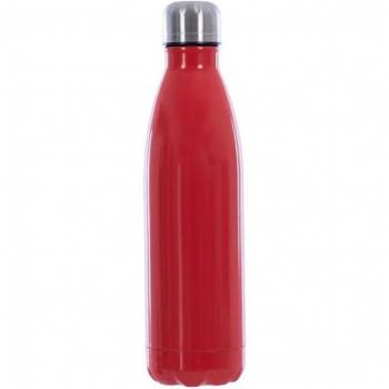 Botella térmica Jim Sport Freshly Rojo, capacidad de 500 ml, aislamiento al vacío, diseño ergonómico, tapa a prueba de fugas, material inoxidable y ligero
