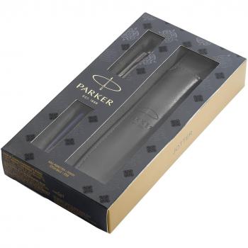Parker Jotter bolígrafo azul Royal con funda de PU, set de regalo
