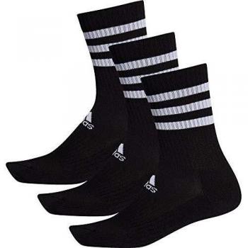 adidas 3S CSH CRW3P Calcetines, Unisex Adulto, Black/Black/Black, XXXL