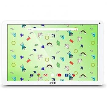 Tableta SPC Heaven 10.1 Blanco con Quad Core Cortex A53 1.3GHz, 2GB DDR3 RAM, Memoria Interna de 8GB, Pantalla IPS HD de 25.65cm, Cámara de 2MPX/VGA, HDMI y Micro USB - Android 7