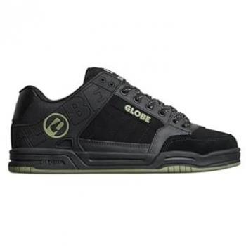 Globe Tilt Zapatillas de Skate negras con diseño moderno, suela de goma duradera, plantilla acolchada para mayor comodidad, refuerzo en la puntera y soporte lateral