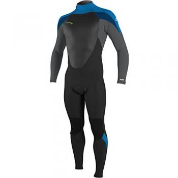Traje de neopreno O'Neill Epic 3/2 mm manga larga negro azul infantil - 14 años, con cremallera trasera, diseñado para jóvenes, material flexible y duradero, ideal para deportes acuáticos