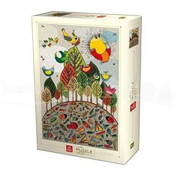 Puzzle Deico Pájaro y Bichos 1000 Piezas