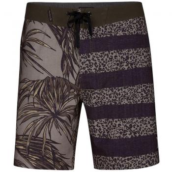 Hurley Men's Phantom Floral 18 in Boardshorts, Dark Stucco
