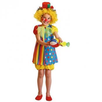 Disfraz de Payasa Multicolor para Bebé