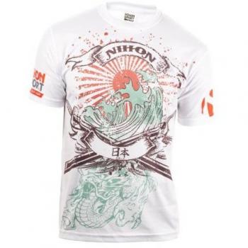 Sport Camisa Samurai Hombres color blanco tamaño L