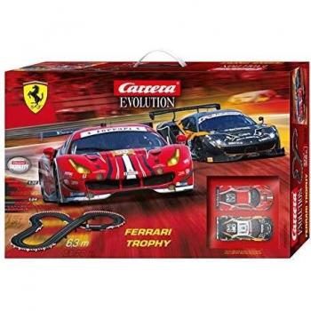 Carrera- Evolution Ferrari Trophy Circuito de Coches, Pista de 6.3m