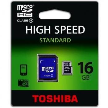 Toshiba High Speed Standard - Tarjeta microSD de 16 GB