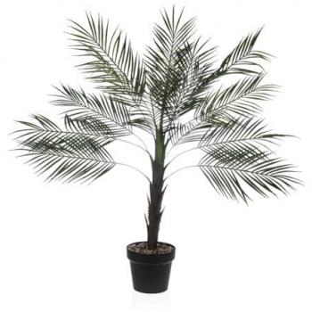 Planta Decorativa Versa Metal Plástico Cemento 74 x 97 x 74 cm
