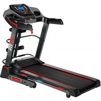 FITFIU Fitness MC-500 - Cinta de correr Plegable con Inclinación Automática, velocidad 18 km/h, pulsómetro, Negro, potencia 2200 W, Cinta fitness con superficie carrera 41 x 123 cm, peso máx 120 kg