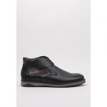 Botín Fluchos 9475 Negro Hombre - Tacón Plano, características: color negro, diseño para hombre, tipo de calzado botín, suela plana