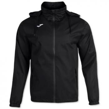 Chubasquero Trivor Hombre Negro - Impermeable, transpirable, ligero, con capucha ajustable y bolsillos laterales