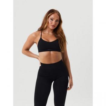 Björn Borg Alice Stenlöf Ribbed Strap Bra Black, M