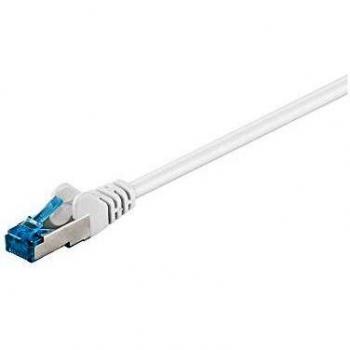 Cable de Red Patchcord CAT 6A S/FTP Blanco 5m
