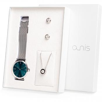 Reloj A-NIS Mod. AS100-07 para Mujer - Cuarzo, Resistente Al Agua, Cronógrafo