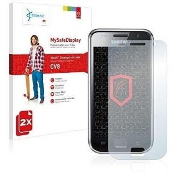 2x Vikuiti MySafeDisplay protector de pantalla CV8 de 3M para Samsung GT-i9000