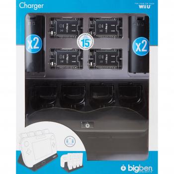 Wii U - 4 + 1 Charger Black