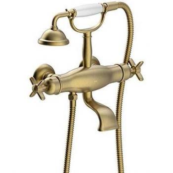 Bañera-ducha termostática con soporte Ducha de mano anticalcárea y flexo doble engatillado. Inversor integrado en el regulador de caudal.-24217609LV