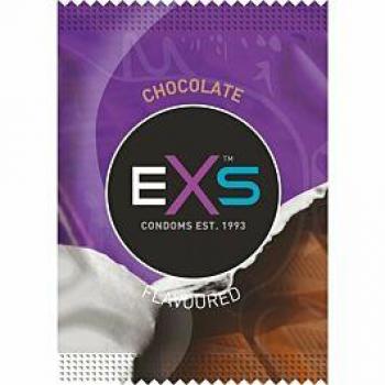 Preservativos Aromáticos EXS Sabor Chocolate - Paquete de 100 unidades