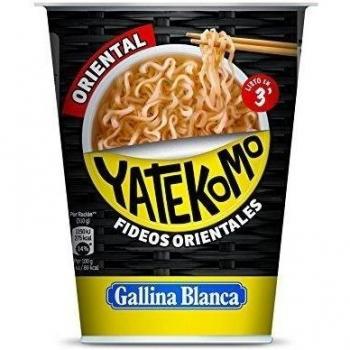 Gallina Blanca Yatekomo Oriental - Fideo Orientales, 61 g - [Pack de 8]