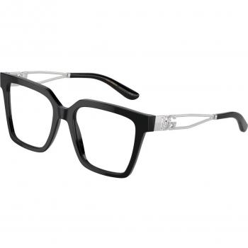 Dolce & Gabbana DG3376B 501 Women’s Eyeglasses Black Size 53 - Blue Light Block Available