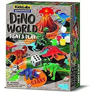 4M 403400 Kidzlabs GameMaker-Dino World, Multicolor