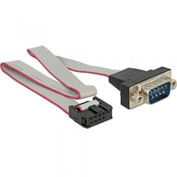 Cable RS-232 hembra a DB9 macho 1:1 (25 cm)