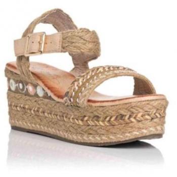 Sandalia Mandarina 725DF para mujer, con diseño moderno, suela antideslizante, material sintético de alta calidad, plantilla acolchada para mayor comodidad y disponible en varios colores