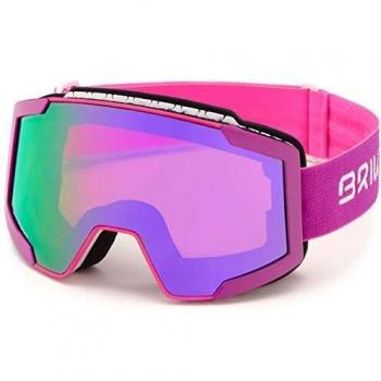 Briko (ZIOIO) Lava FIS 7.6 - Gafas de esquí Unisex para Adulto, Color Rosa y Morado
